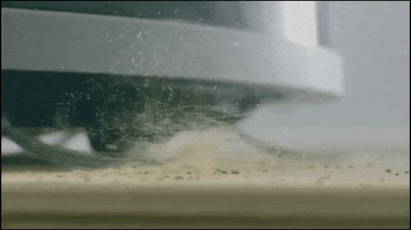 Yeedi 2 Robotic Vacuum Cleaner Sweeping Dust